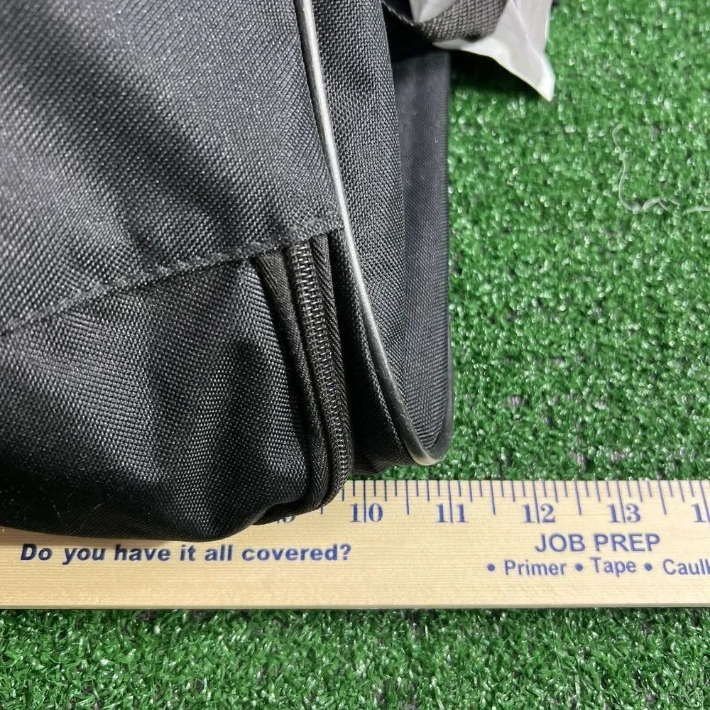 Walt Disney 1971 World Black‎ Two Rolling Wheeled Duffle Bag See Pictures